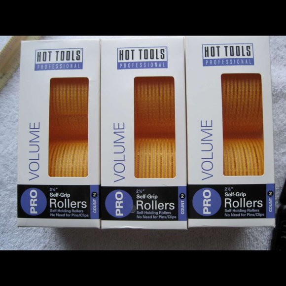 2 Hot Tools 2 1/2" Anti Static Self Adhering Thermal Rollers Hair Curlers Jumbo - Picture 7 of 7